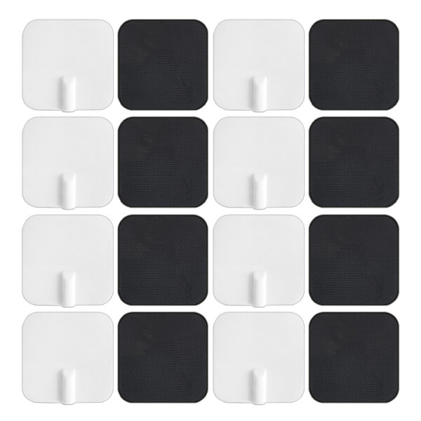 Silicone electrode pads 45-45mm/2.0mm hole manufacturer | Reusable electrode pad OEM customization factory