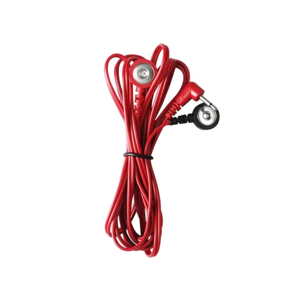 Physiotherapy electrode wire, 2.5DC bend, 1-to-2, 3.9 buckle.