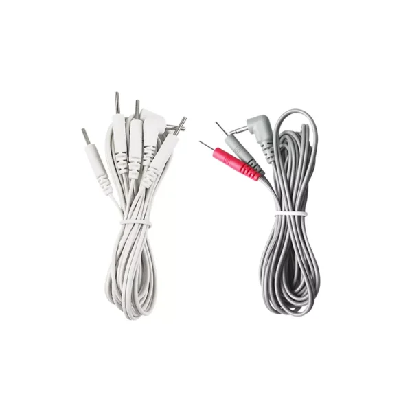3.5DC elbow one-to-two pin cable - four-pin cable for physiotherapy electrode wire