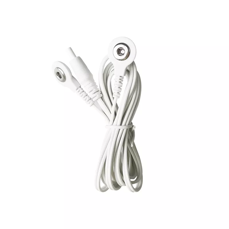 2.35mm safety certified straight connector, one-to-two 3.5mm buckle therapy electrode wire