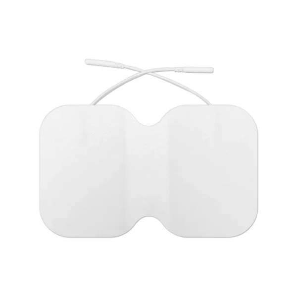Non-woven fabric electrode pads for the shoulder, neck, and lumbar spine, 157-93mm in diameter, with 2.0mm holes.